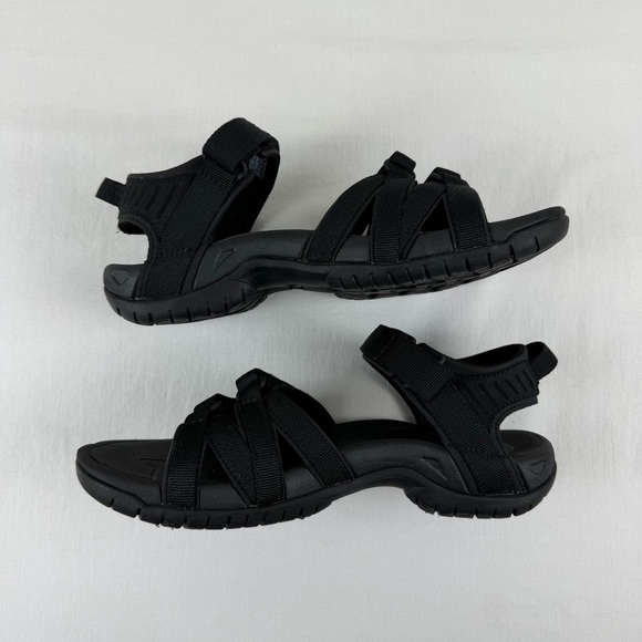 Teva Tirra Strappy Black Athletic Comfort Trail Water Sandals Size 7   4266‎ - Picture 15 of 15